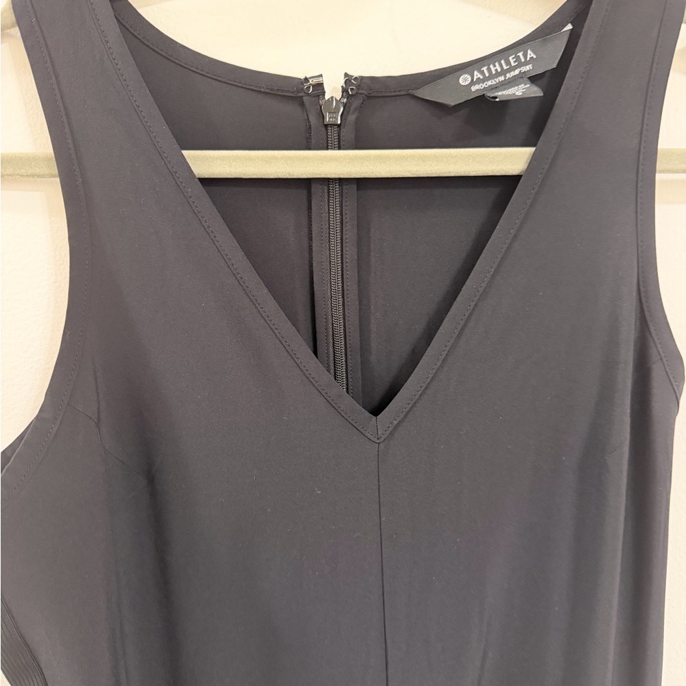 Athleta Brooklyn Jumpsuit Black Sleeveless – Size 0 - Picture 4 of 7